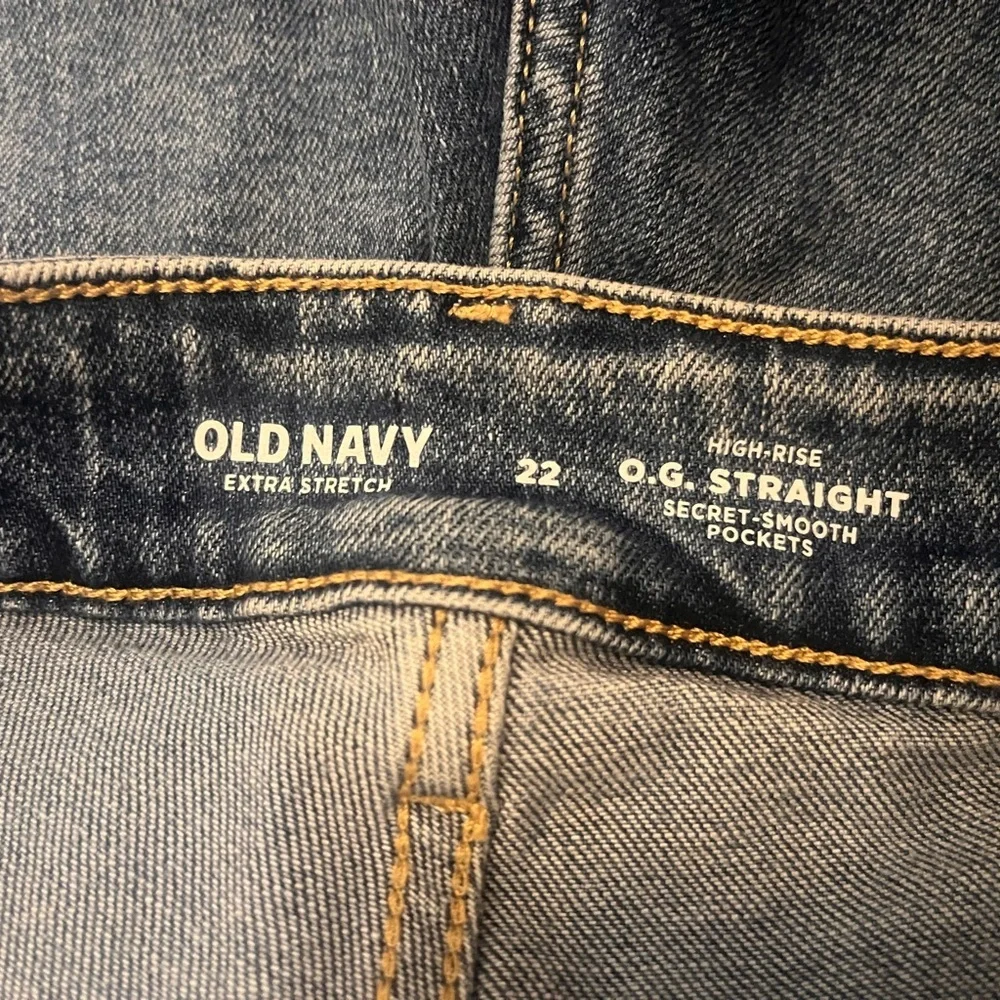 Size 22 Old Navy OG Straight High Rise Extra Stretch Ankle Jeans Plus Size NWT - Picture 5 of 5